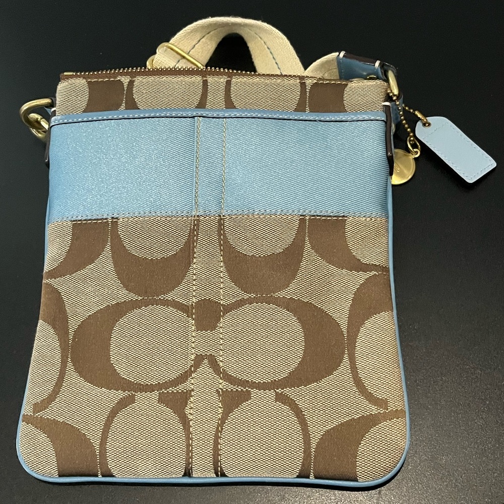 Coach signature C monogram crossbody bag